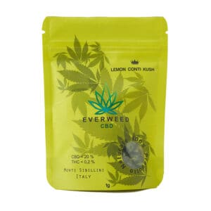 Cannabis Legale con CBD - Varietà Lemon Conti Kush Everweed