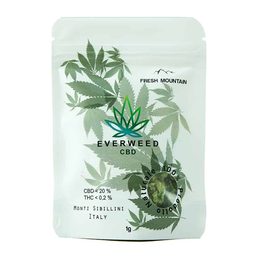 Cannabis Legale con CBD - Varietà Fresh Mountain Everweed