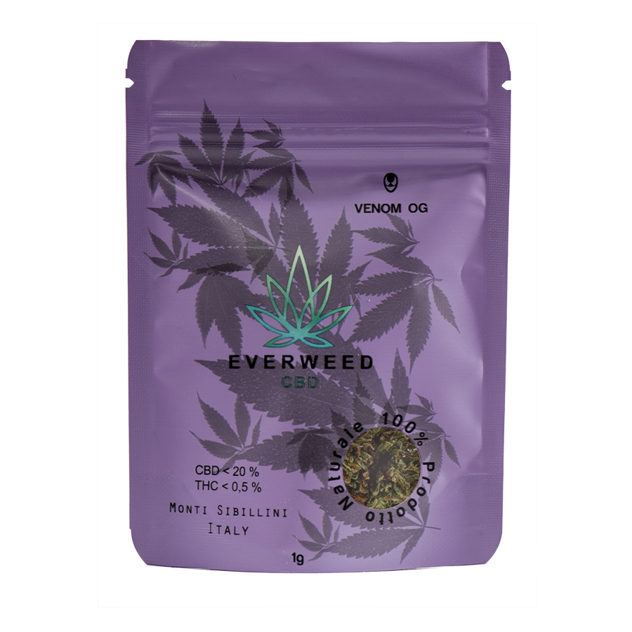 Cannabis Legale con CBD Venom Everweed