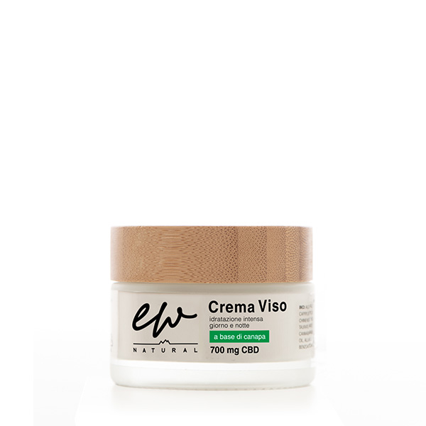 Crema Viso a base di canapa e CBD