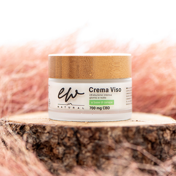 Crema Viso a base di canapa e CBD