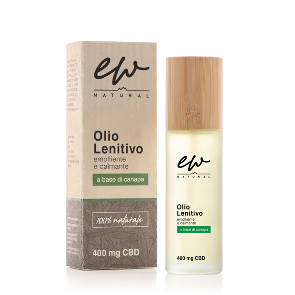 Olio Lenitivo a base di canapa e CBD