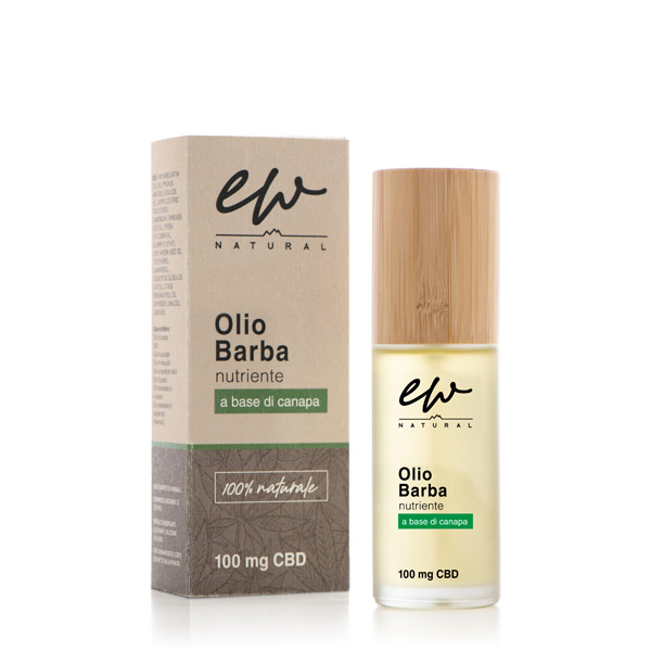 Olio Barba a base di canapa e CBD